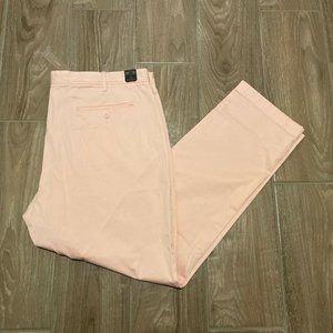 NEW J Crew 770 Straight Fit Men 40 X 32 Pink Chino Pants Pink